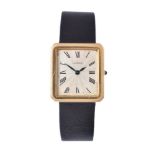 Cartier, a gold coloured wrist watch