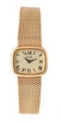 Piaget, ref. 3628 B11, a lady's gold coloured bracelet watch