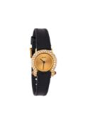 Van Cleef & Arpels, ref. P 2103 R19, a lady's gold coloured and diamond wrist watch