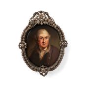 William Essex (1784-1869) after Robert Edge Pine Portrait of David Garrick