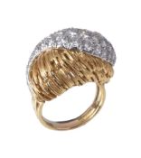 A 1970s diamond dress ring