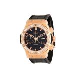 Hublot, Classic Fusion, Chronograph King Gold Diamond, ref. 521.OX.1181.LR.1104, an 18 carat rose go