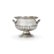 An Indian colonial silver pedestal bowl by George Gordon