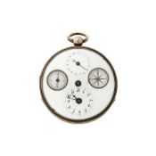 Vaucher, a silver coloured open face pocket watch