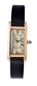 Cartier, ref. 17739, a gold coloured wrist watch