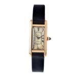 Cartier, ref. 17739, a gold coloured wrist watch