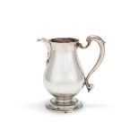 A George II silver baluster beer jug by Thomas Whipham