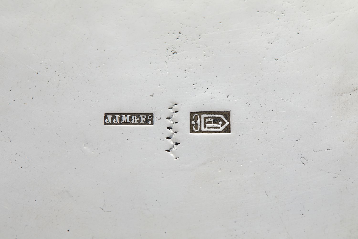 A Portuguese silver circular salver by Joao Joaquim Monteiro & Filho - Image 2 of 2