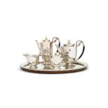 ϒ An Italian Art Deco four piece tea and coffee service by Ricci & C.