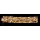 A 1950s 18 carat gold bracelet