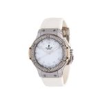 Hublot, Big Bang, ref. 361.SE.2010.RW.1104, a lady's stainless steel and diamond wrist watch