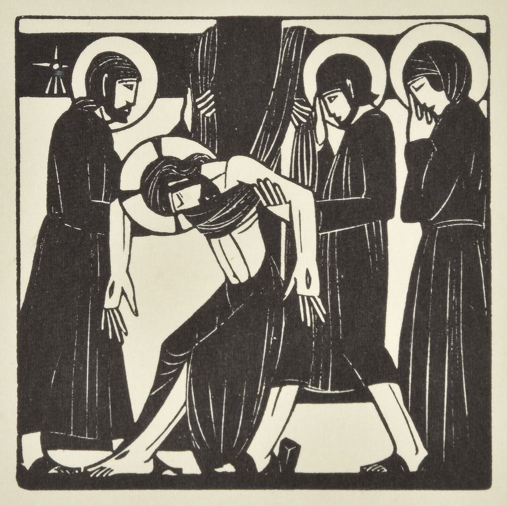 Eric Gill (British 1882-1940), A collection of 22 wood engravings of religious subjects - Image 13 of 22