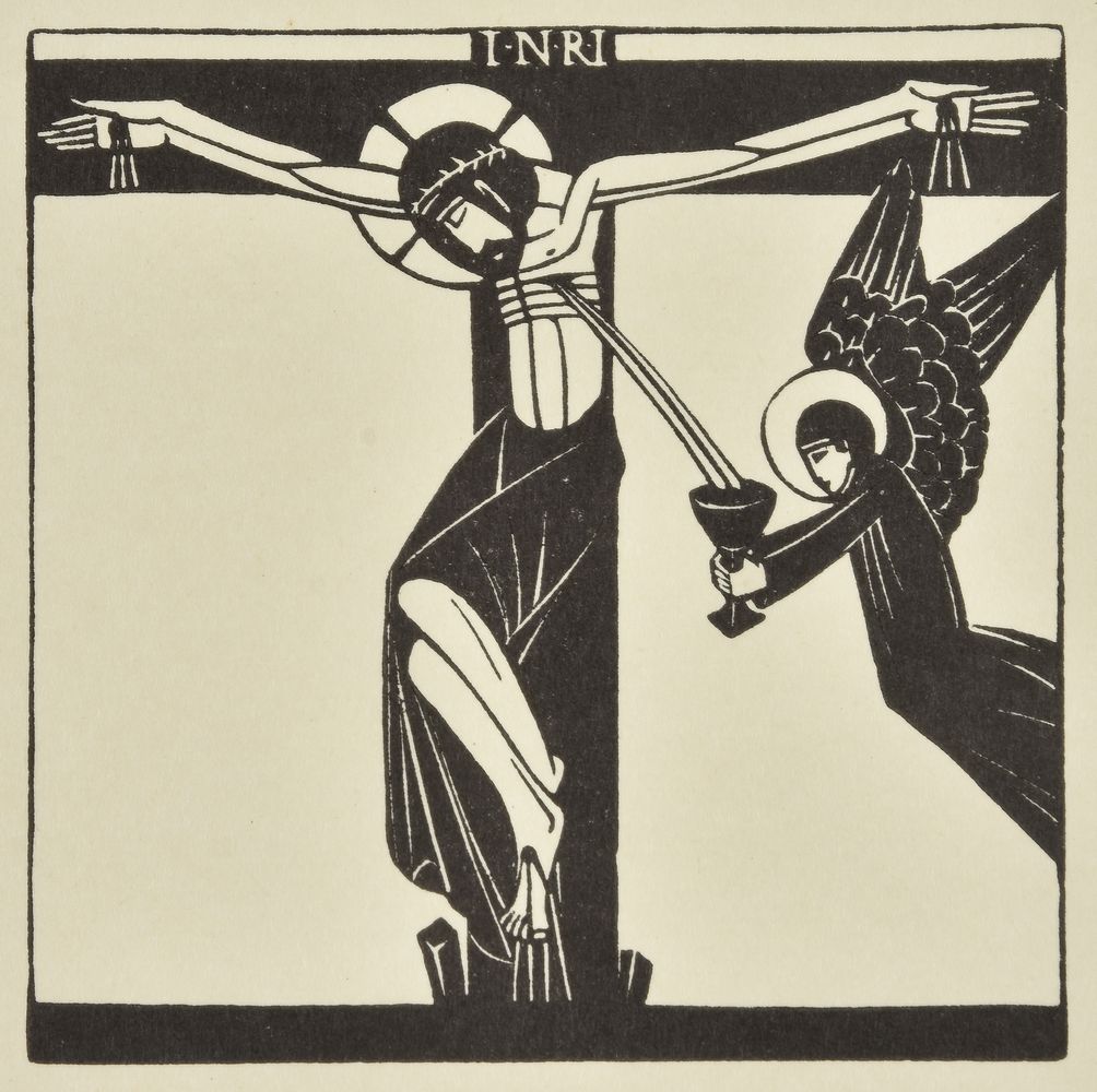Eric Gill (British 1882-1940), A collection of 22 wood engravings of religious subjects - Image 12 of 22