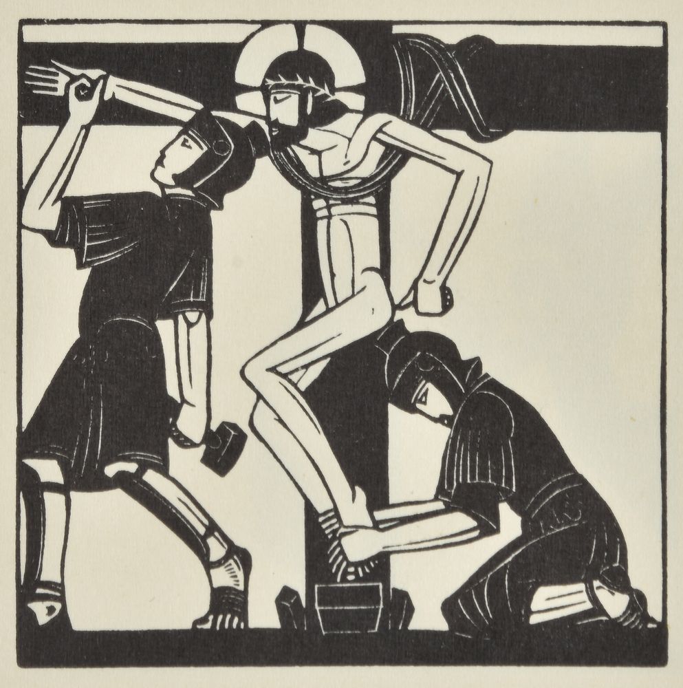 Eric Gill (British 1882-1940), A collection of 22 wood engravings of religious subjects - Image 11 of 22