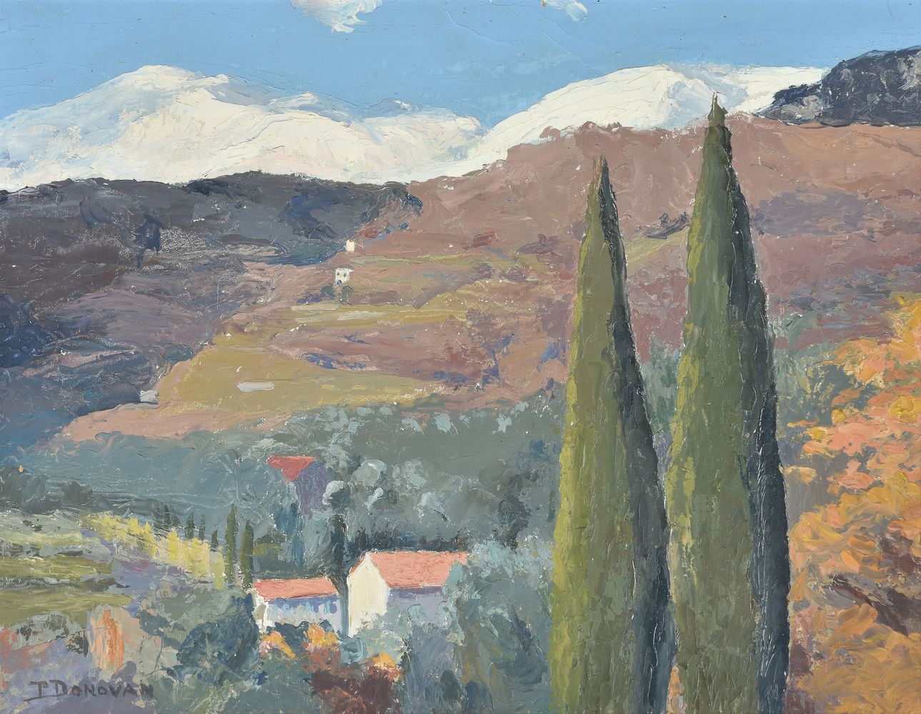 Phoebe Dovan (Irish 1902-1998), Provencal view