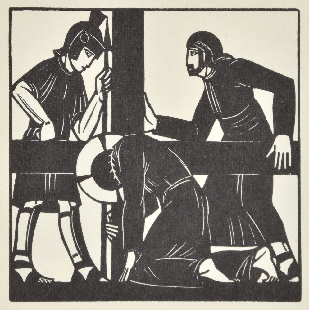 Eric Gill (British 1882-1940), A collection of 22 wood engravings of religious subjects - Image 7 of 22