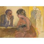 Alberto Sughi (Italian 1928-2012), Conversazione