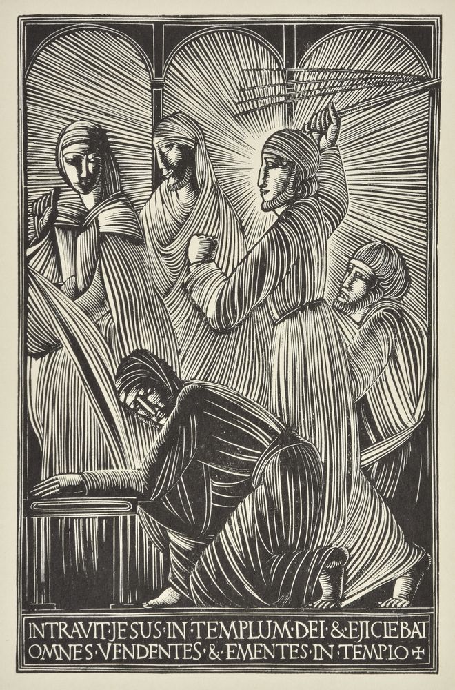 Eric Gill (British 1882-1940), A collection of 22 wood engravings of religious subjects - Image 16 of 22