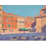 Colin Hatrue (British 1919-2003), Italian Piazza