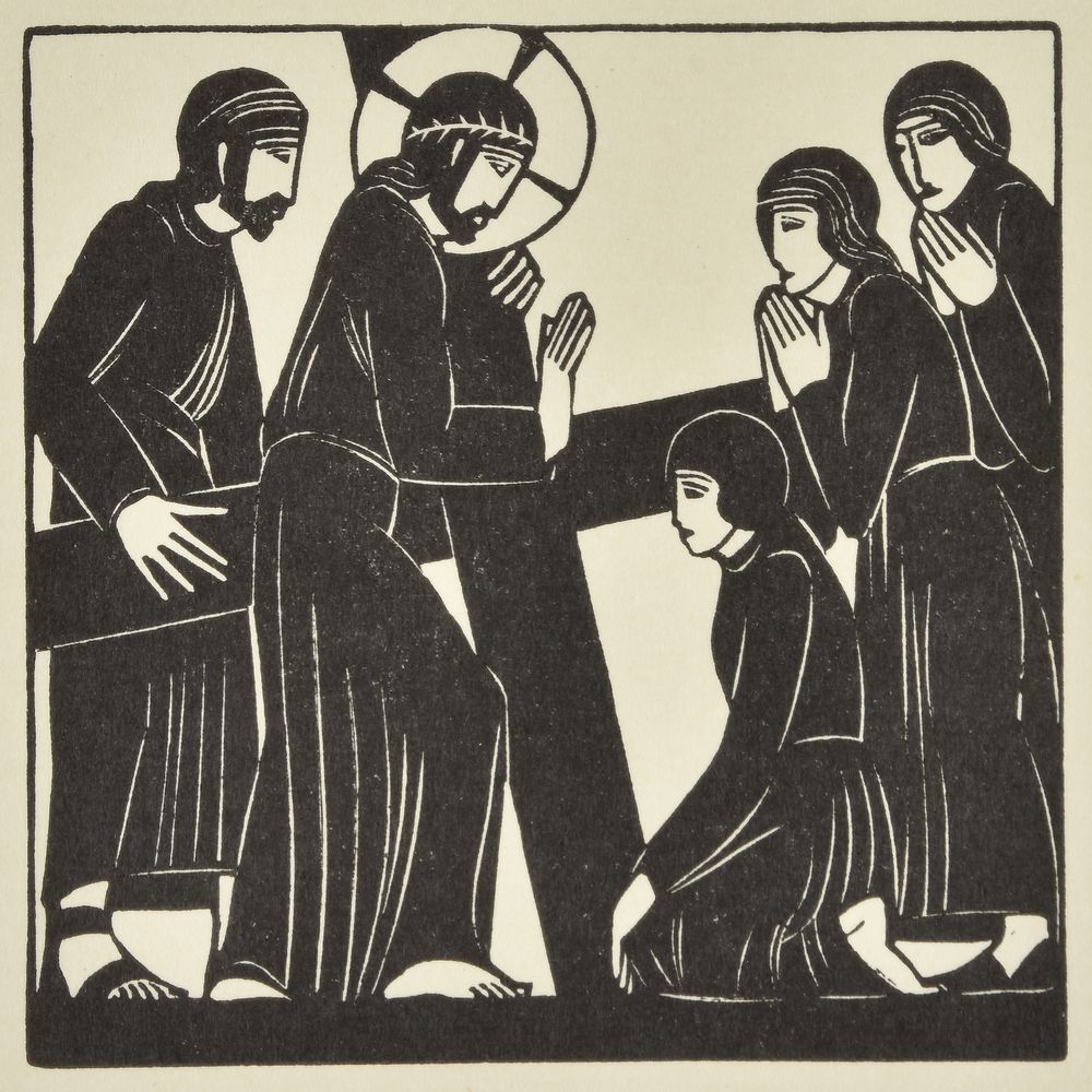 Eric Gill (British 1882-1940), A collection of 22 wood engravings of religious subjects - Image 8 of 22