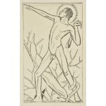 Eric Gill (British 1882-1940), A group of eighteen wood engravings of religious subjects