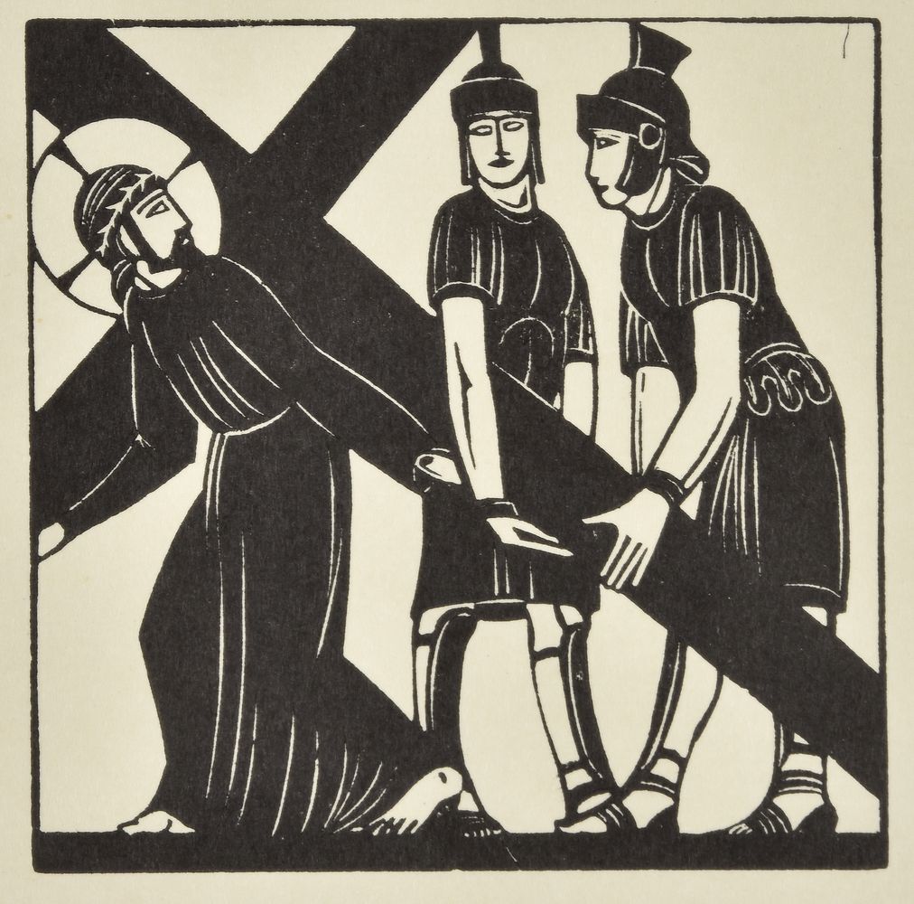 Eric Gill (British 1882-1940), A collection of 22 wood engravings of religious subjects - Image 2 of 22