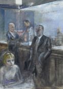 Alberto Sughi (Italian 1928-2012), ttur: Nel Caffe