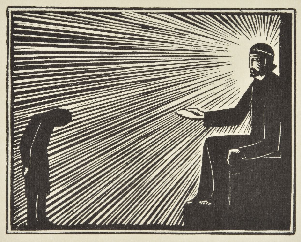 Eric Gill (British 1882-1940), A collection of 22 wood engravings of religious subjects - Image 19 of 22