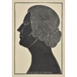 Eric Gill (British 1882-1940), A group of nine wood engravings of portraits