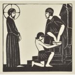 Eric Gill (British 1882-1940), A collection of 22 wood engravings of religious subjects