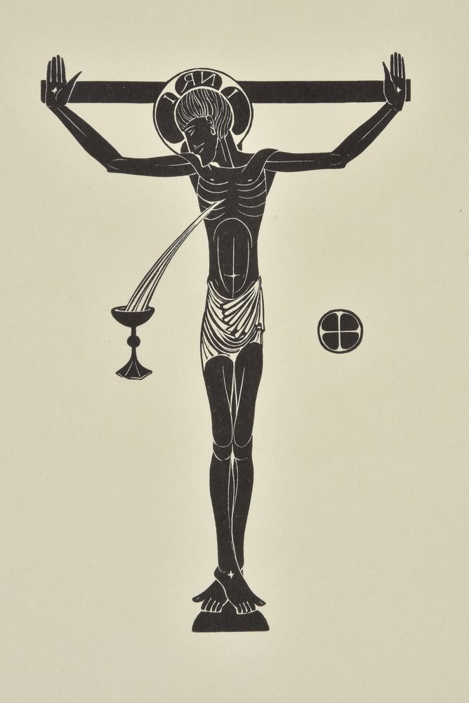 Eric Gill (British 1882-1940), A collection of 22 wood engravings of religious subjects - Image 15 of 22