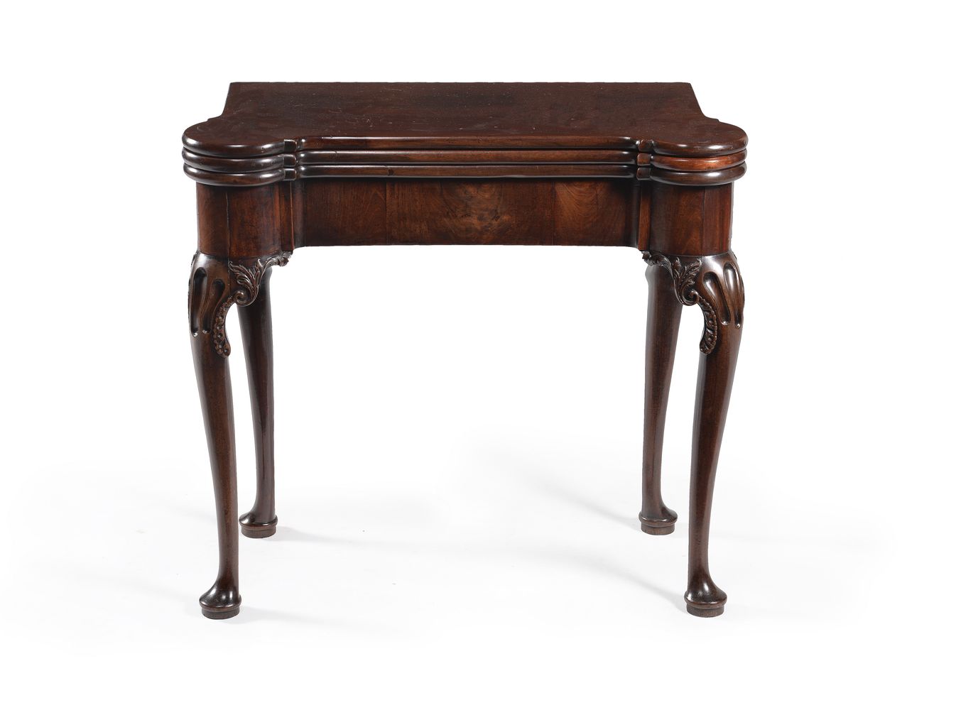 A George II mahogany combined tea and card table, probably Irish, circa 1760