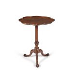 A George III mahogany tripod table, circa 1770