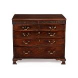 A George III mahogany chest of drawers, circa 1770