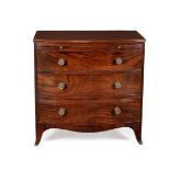A Regency mahogany bowfront chest of drawers, circa 1815