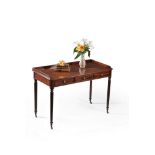 A Regency mahogany dressing table, circa 1815, in the manner of Gillows