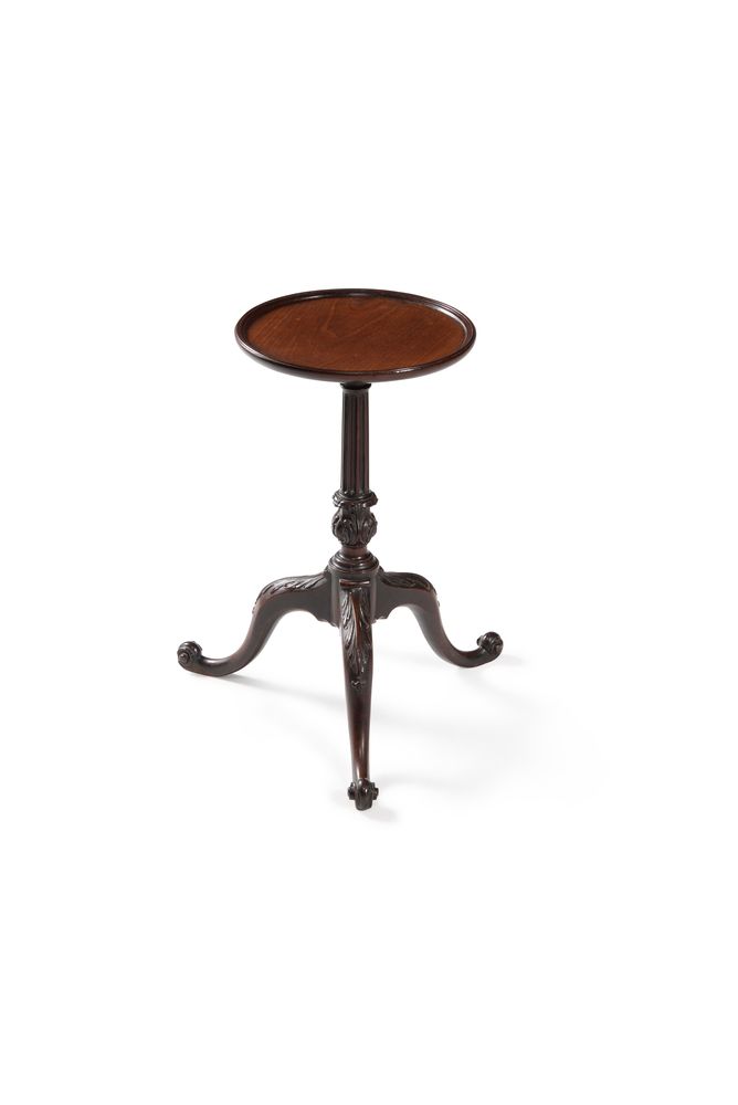 A George III mahogany candle stand, circa 1760