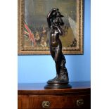 Charles Auguste Fraikin (Belgian, 1817-1893), a patinated bronze group of Venus and Cupid called l'A