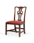 A George III mahogany side chair, circa 1760
