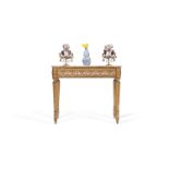 A George III giltwood console table, circa 1790