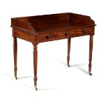 A Regency mahogany dressing table, attributed to Gillows, circa 1815