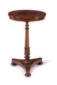 ϒ A William IV rosewood pedestal table, circa 1835