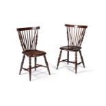 A set six mahogany 'comb' back chairs, early 19th century