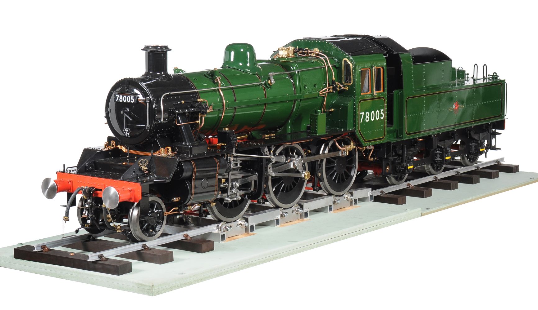 A fine exhibition quality 7 ¼ inch gauge model of a 2-6-0 (Mogul) British...