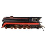 A 5 inch gauge model of a 4-8-2 American Mountain J Class tender locomotive 'Annie'