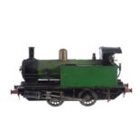 A well engineered 3 1/2 inch gauge model of a 0-4-0 side tank locomotive 'Juliet'