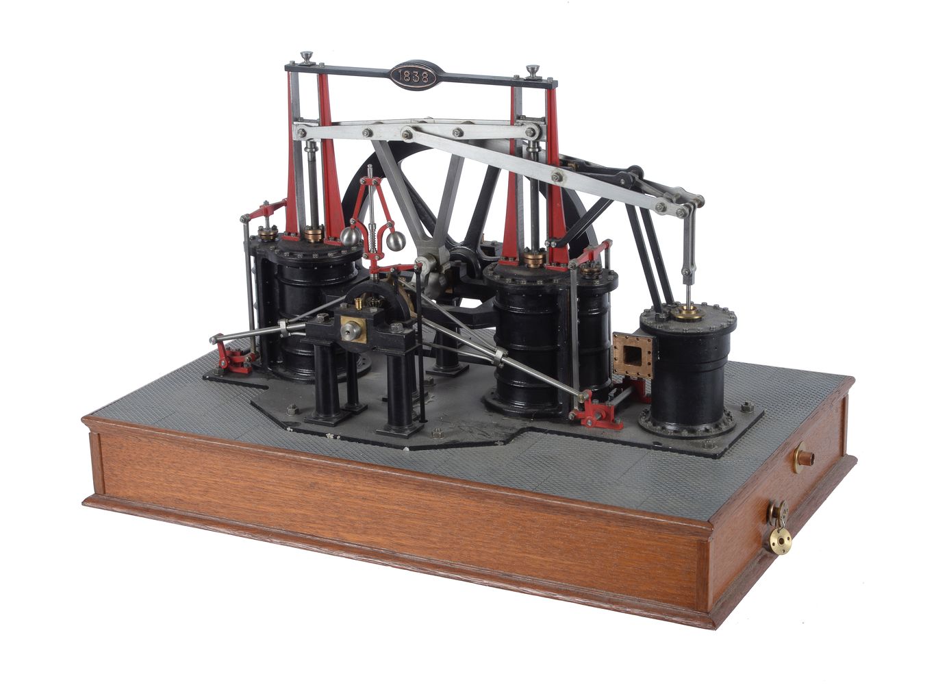 A well engineered model of a Galloway non dead centre live steam engine