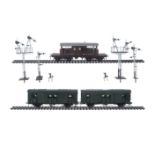 Four 10mm scale gauge 1 Southern Railway pieces of rolling stock