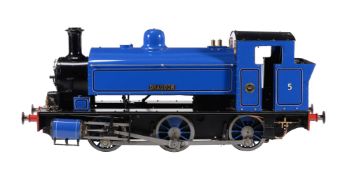 A well engineered 7 1/4 inch gauge model of a 0-6-0 saddle tank locomotive No 5 'Holmside'