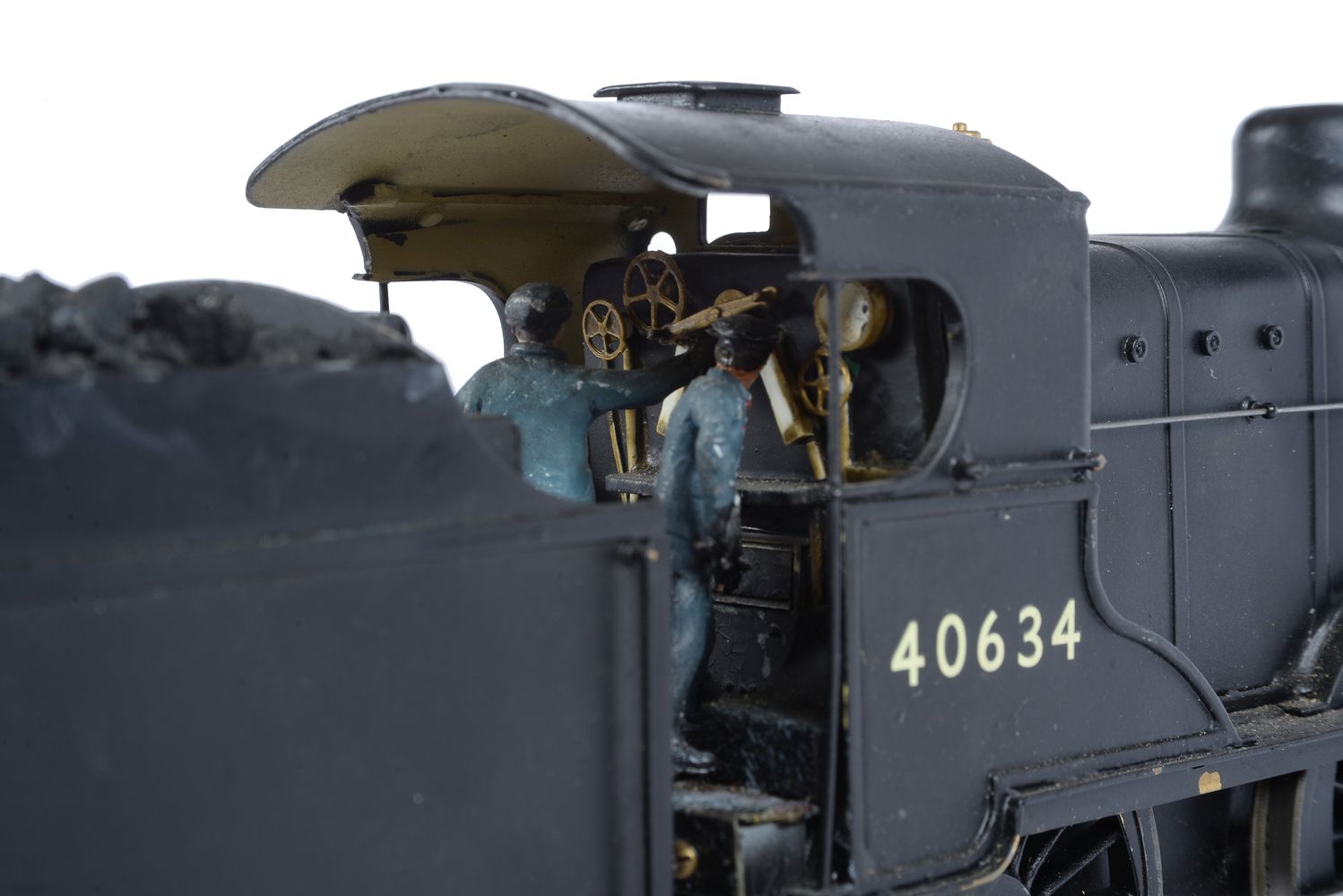 A 10mm scale gauge 1 model of a London Midland and Scottish 2P 4-4-0 tender locomotive No 40634 - Image 4 of 8